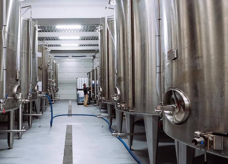 Cuves de fabrication de l'huile d'olive Papillon Bio